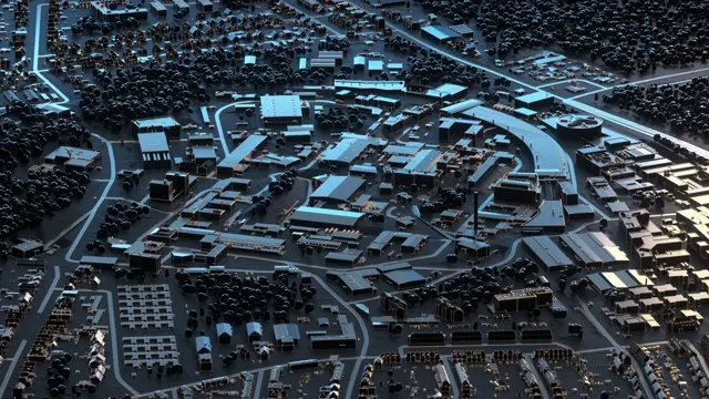 Visualisation of the PETRA IV particle accelerator.