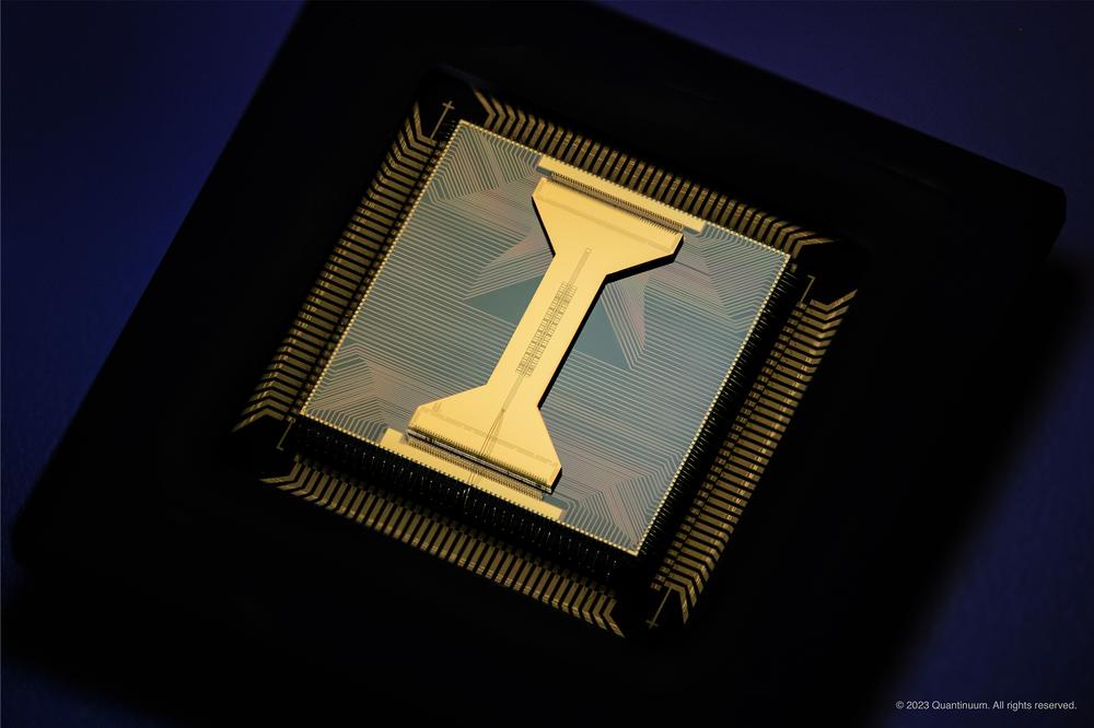 The core of Quantinuum´s H1 quantum computer system.