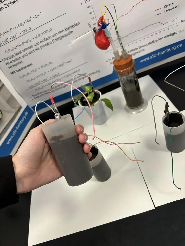 Foto von einem Schüler-Experiment.