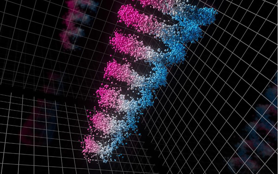 Photo of a quantum tornado in momentum space