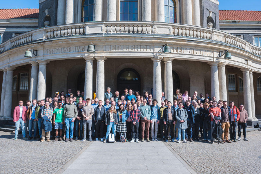 Group photo of researchers in Hamburg
