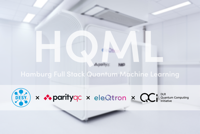 Das Konsortium HQML besteht aus DESY, dem Unternehmen ParityQC, dem Start-up eleQtron und der DLR Quantencomputing-Initiative (DLR QCI). Das Konsortium HQML besteht aus DESY, dem Unternehmen ParityQC, dem Start-up eleQtron und der DLR Quantencomputing-Initiative (DLR QCI).