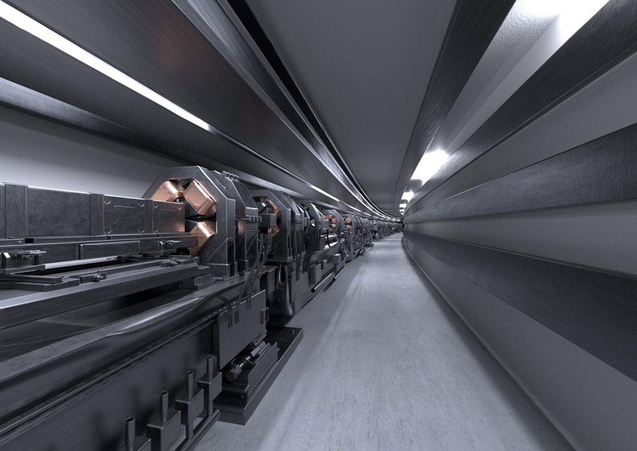 Photo of the PETRA IV tunnel