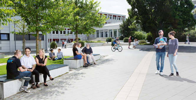 Foto von DESY-Campus Bahrenfeld.