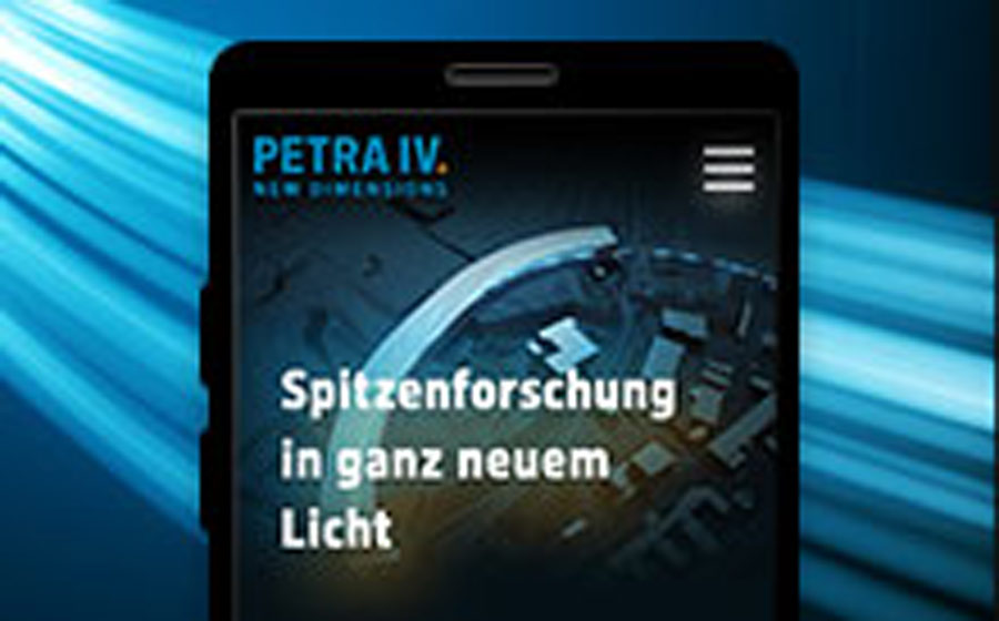 Illustration der PETRA IV-Website