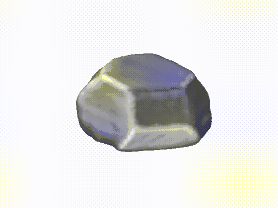 3D image of the investigated nanoparticle