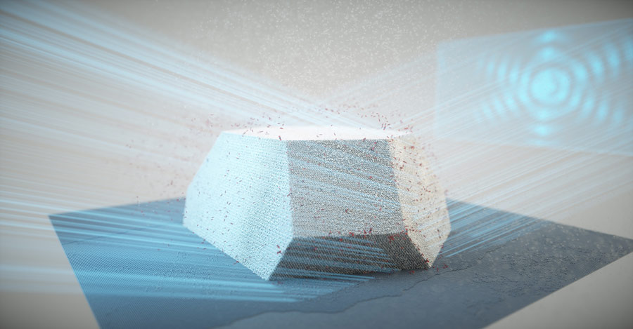 Image of a single catalyst nanoparticle