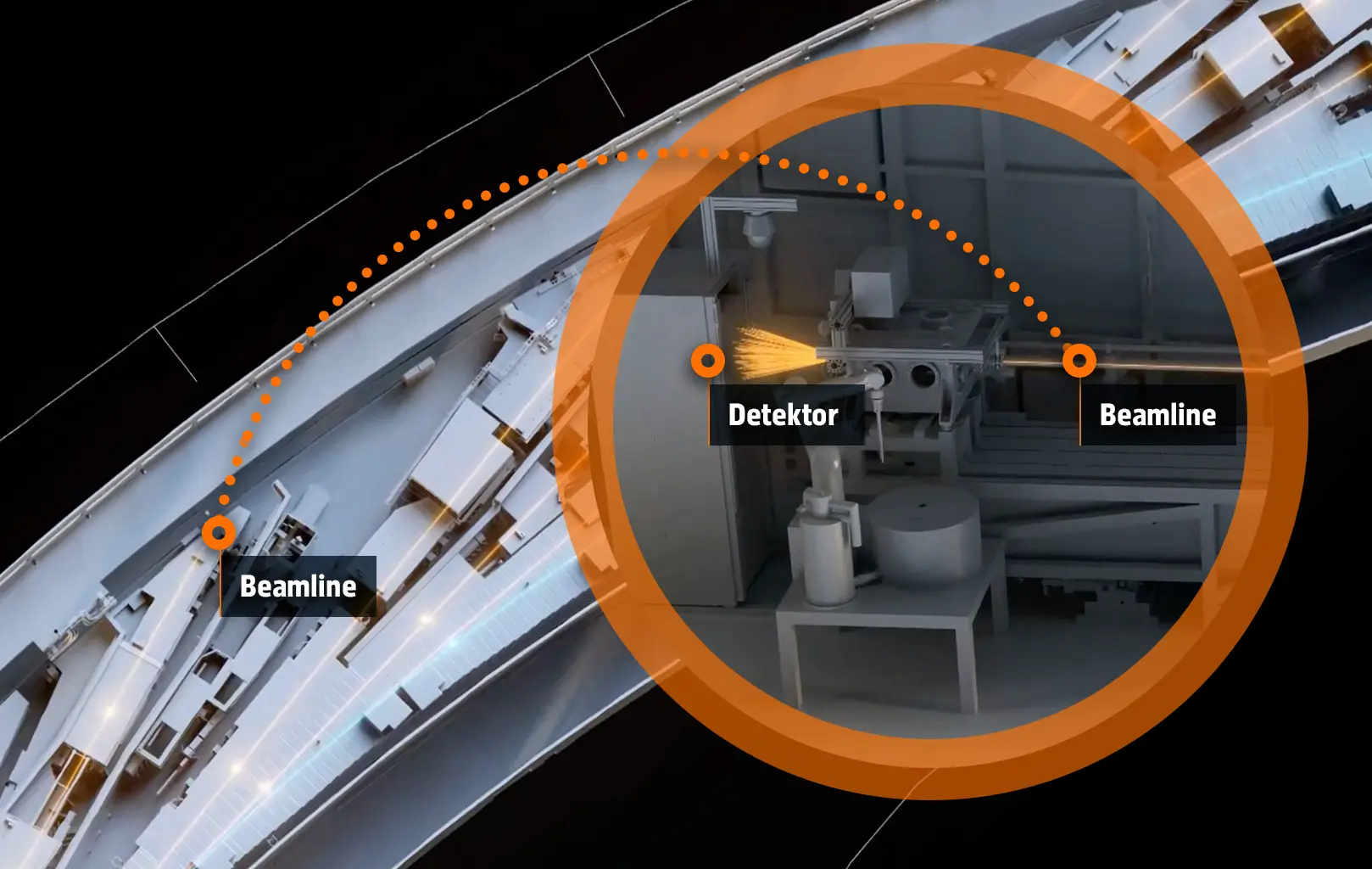 Modell der Experimentierhütte.