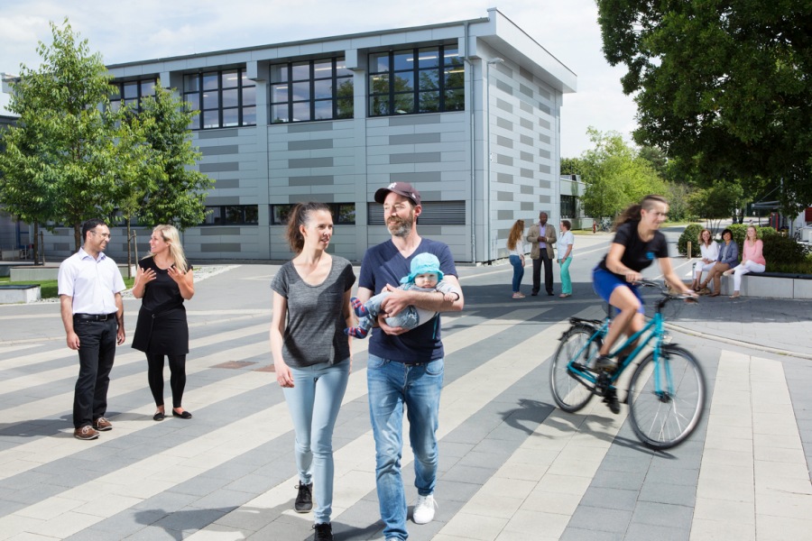 Darstellung des Campuslebens bei DESY