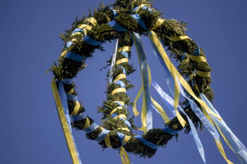 Topping-out wreath