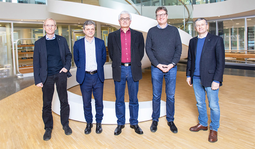 Edgar Weckert, Ricardo Bartolini, Harald Reichert, Christian Schroer und Wim Leemans.