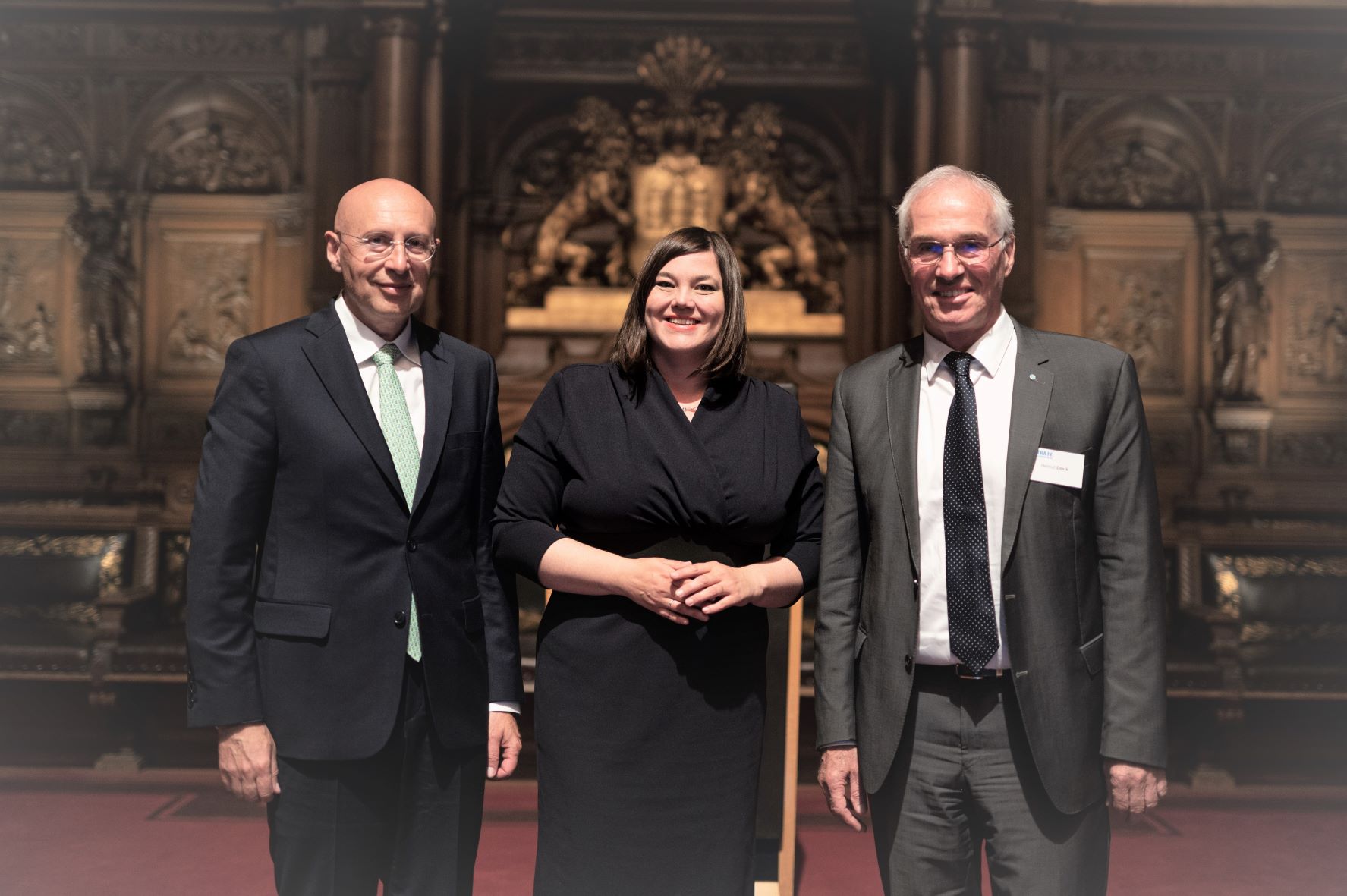 Stefan Hell Katahrina Fegebank und Helmut Dosch Stefan Hell Katahrina Fegebank und Helmut Dosch