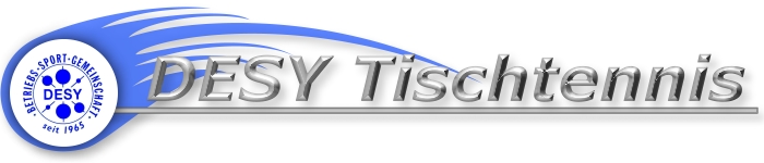 DESY Tischtennis Banner