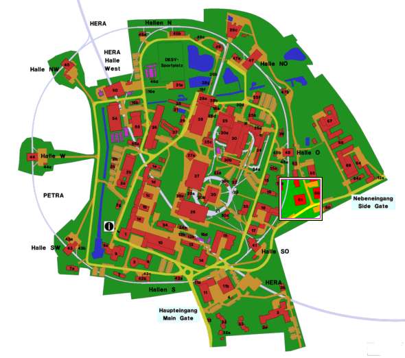 Map of DESY Campus