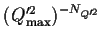 $(Q^{\prime 2}_{\rm max})^{-N_{Q^{\prime 2}}}$